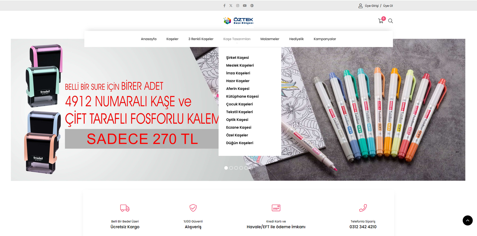 &ouml;ztek kaşe seo &ccedil;alışması